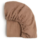 Cot Fitted Sheet - Clay - Moon & Back Collective