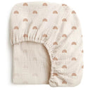 Cot Fitted Sheet - Rainbow - Moon & Back Collective