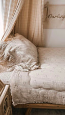 Oatmeal Gingham Canopy