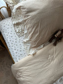 Vintage Rose Fitted Sheet with matching Pillowcase