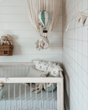 Cot Fitted Sheet - Baby Blue - Moon & Back Collective