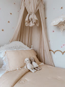 Oatmeal Gingham Quilt Set