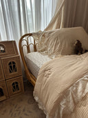 Vintage Rose Fitted Sheet with matching Pillowcase