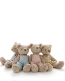 Teddy Bear in overalls by Nana Huchy