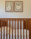 Vintage Rose Fitted Cot Sheet