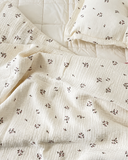 Kids 4 layer double sided gauze muslin blanket